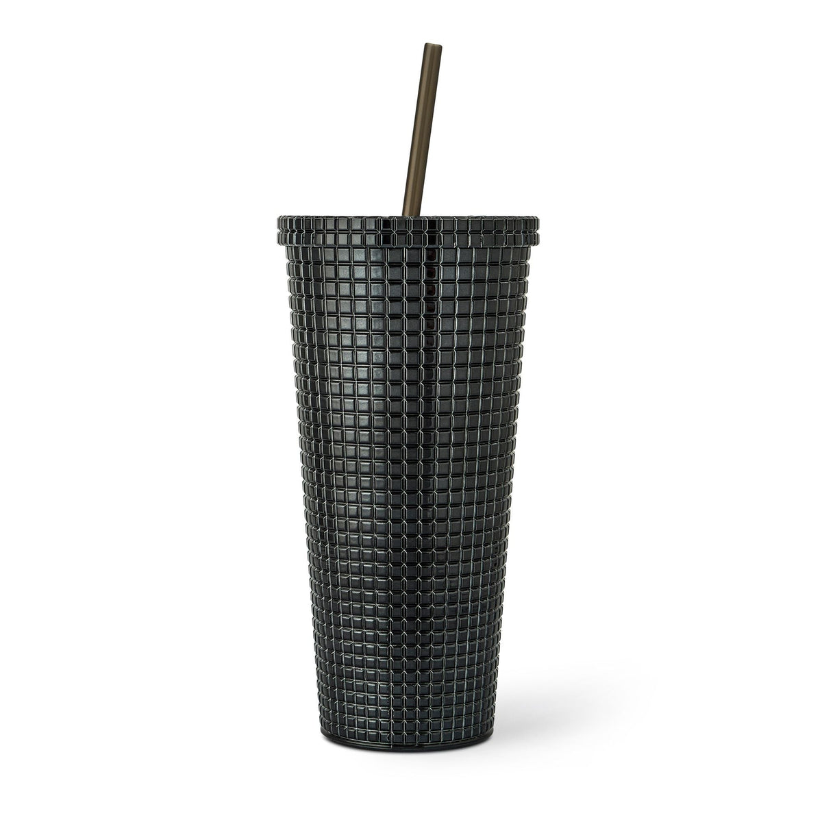 710-mL BPA-Free Iridescent Studded Textured Tumbler N1O0 - product image 1