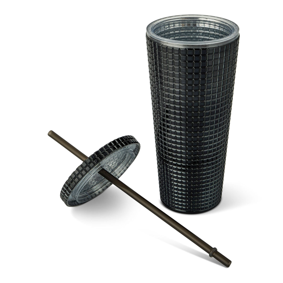 710-mL BPA-Free Iridescent Studded Textured Tumbler N1O0 - product image 2