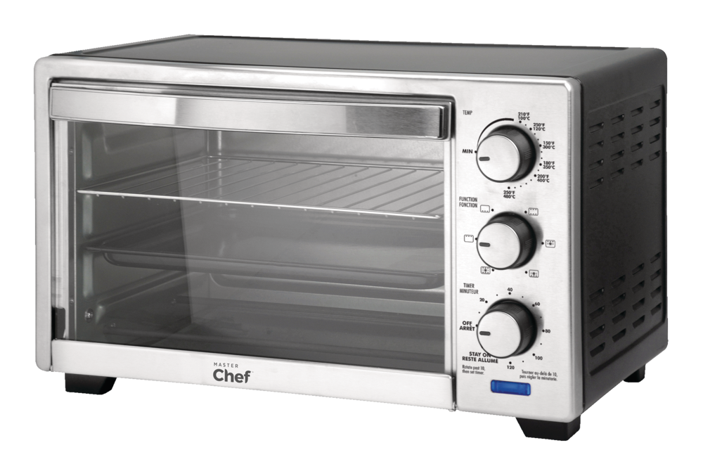 Convection Toaster Oven with 4 Functions, Stainless Steel, Black, 6-Slices Y4S6 - product image 2