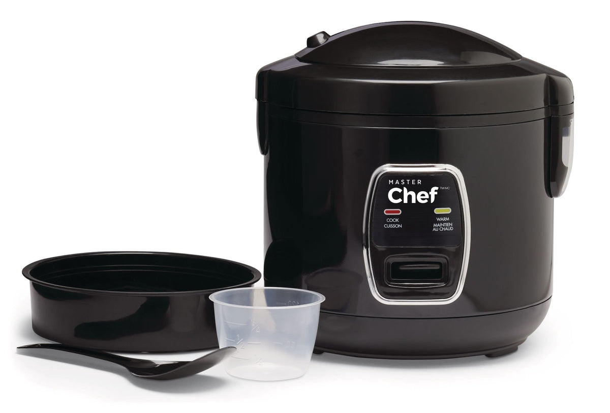 Deluxe Non-Stick Rice Cooker & Steamer, Black, 10 Cups C9D7 - product image 1