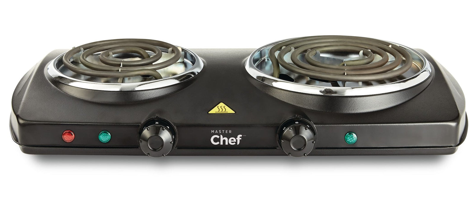 Double Burner Hot Plate, Black, 1500W V7Y4 - product image 2