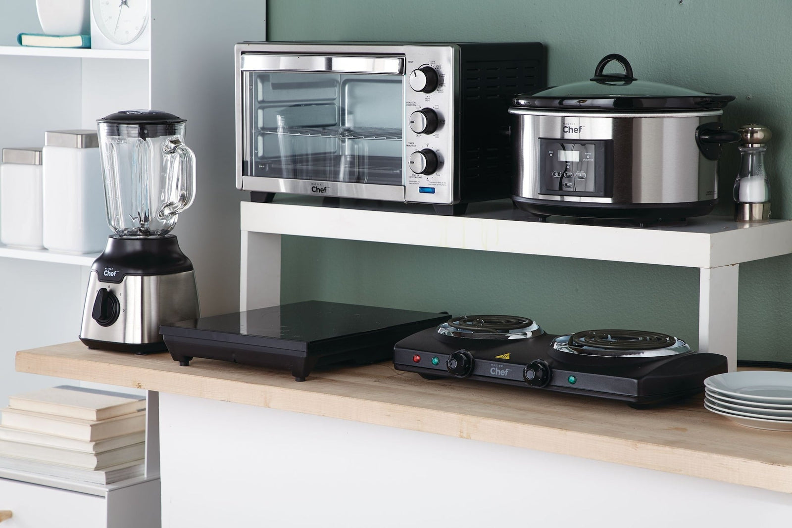 Double Burner Hot Plate, Black, 1500W V7Y4 - product image 7