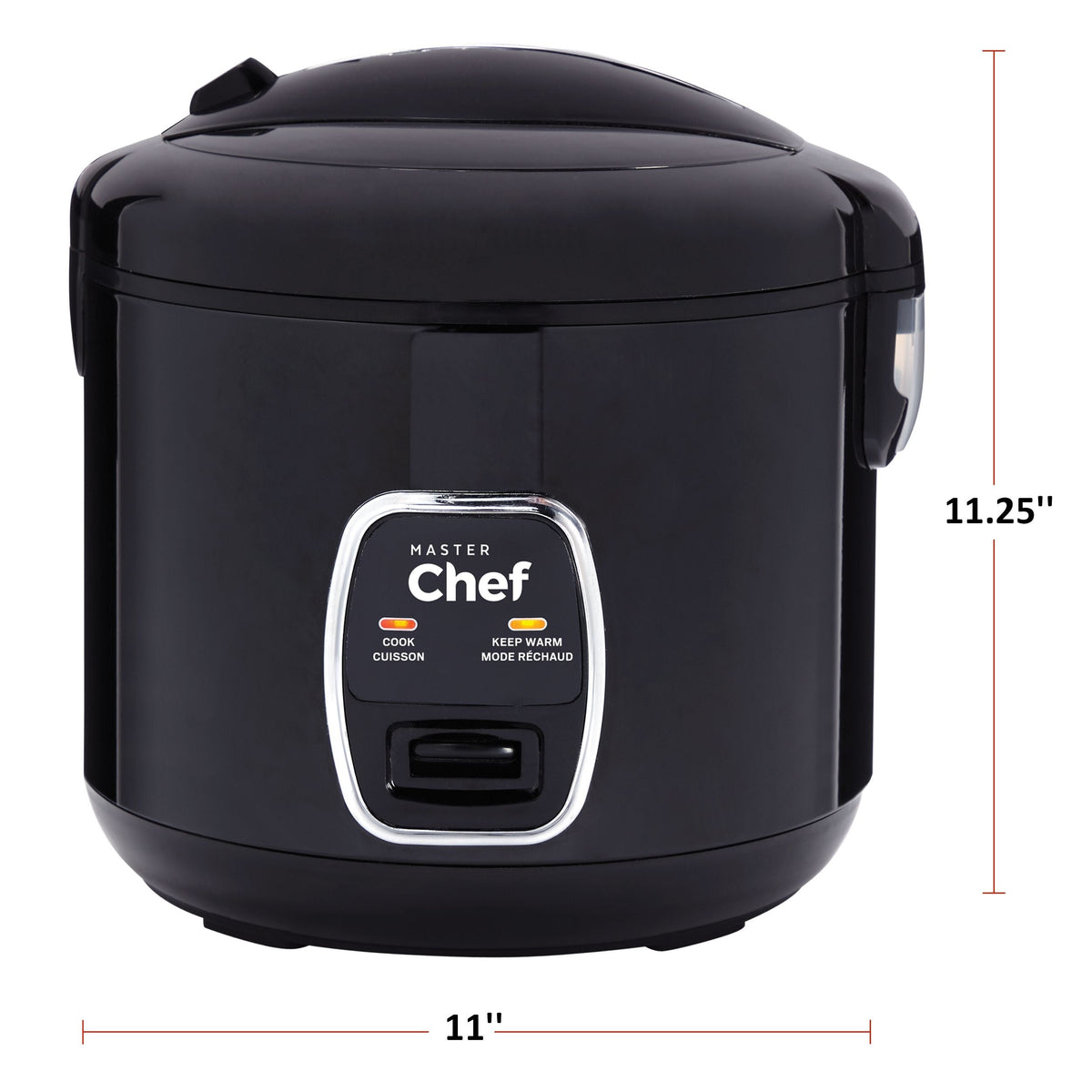 One-Touch Non-Stick Rice Cooker & Steamer, Black, 20 Cups H9N3 - product image 6