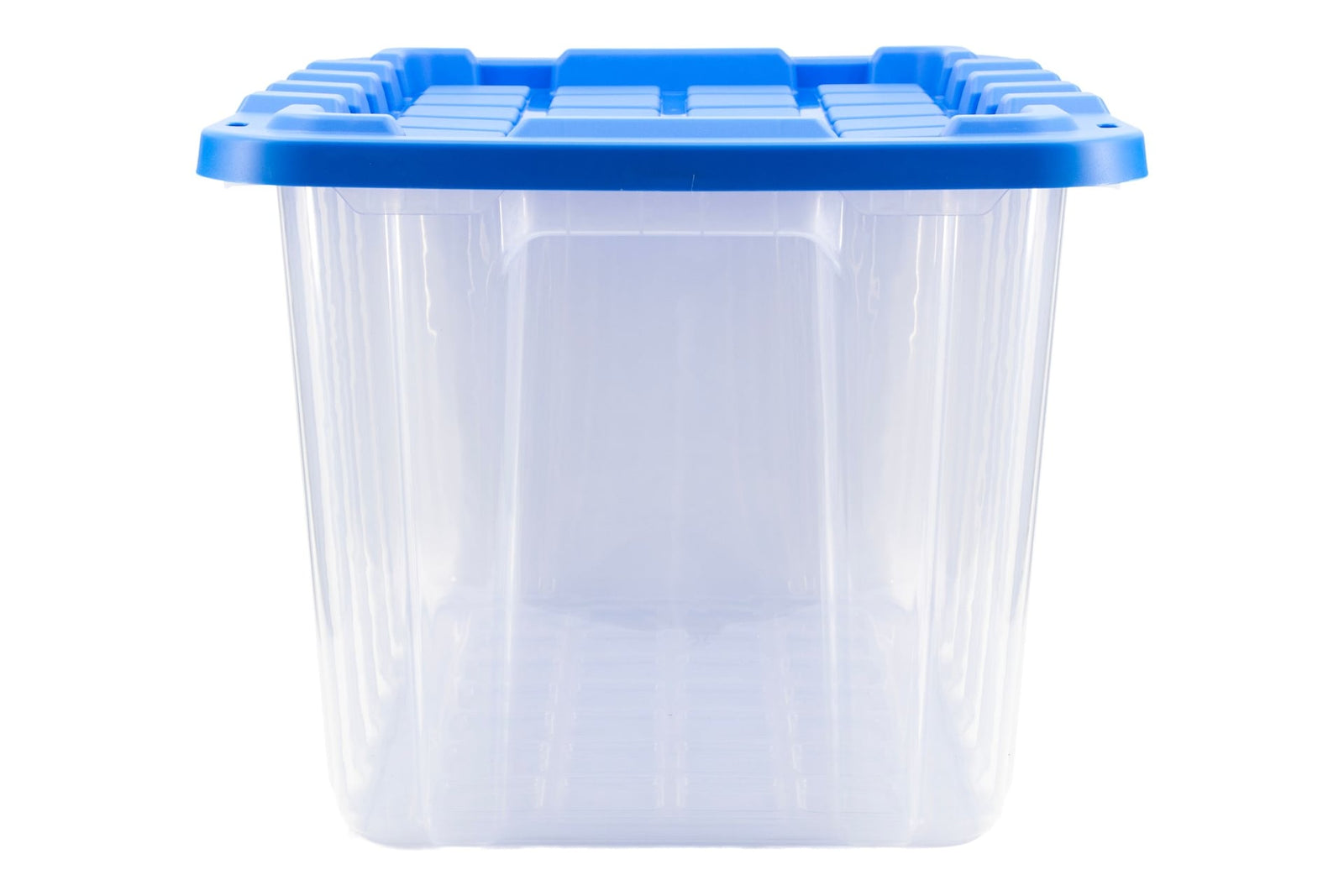 Clear Heavy-Duty Storage Tote with Snap-Lock Lid, 102-L H5B9 - product image 1