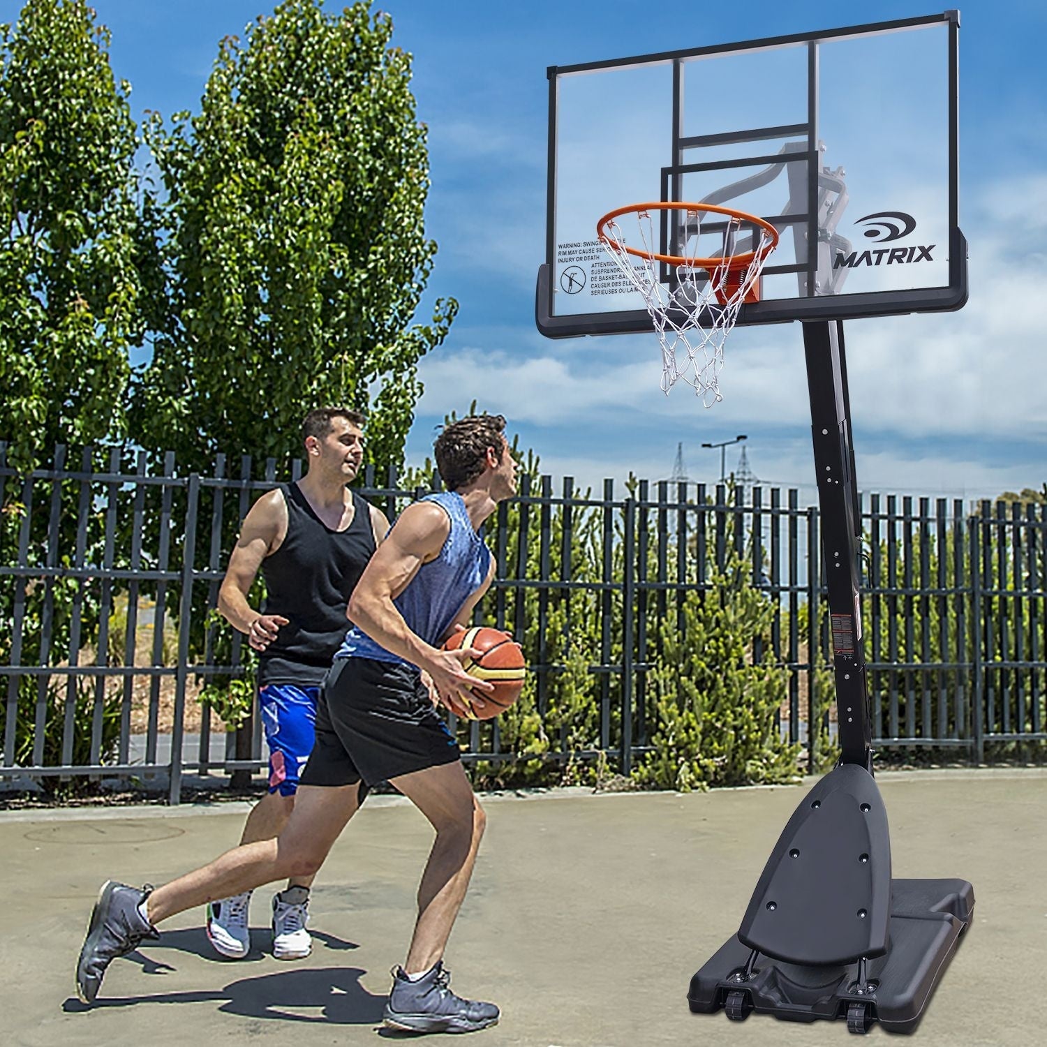 Portable Adjustable Basketball System, 54-in J1J8 - product image 5