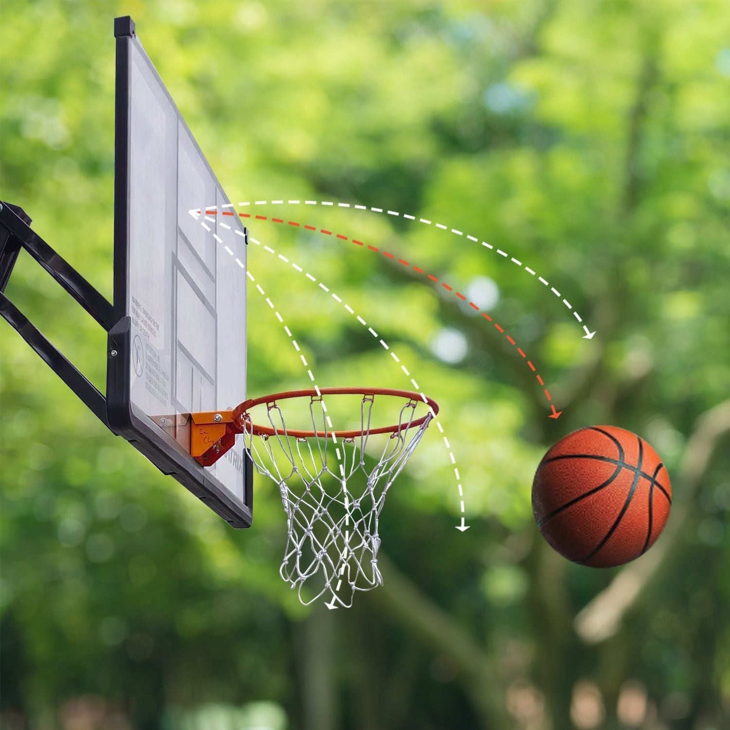 Portable Adjustable Basketball System, 54-in J1J8 - product image 6