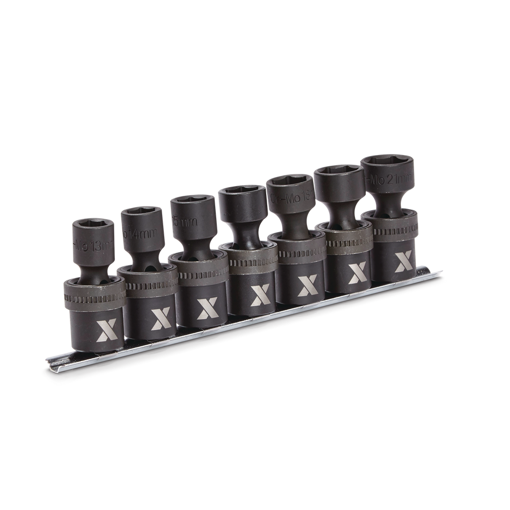 1/2-in Drive Swivel Impact Socket Set, 7-pc, Metric, Cr-Mo V5N2 - product image 1