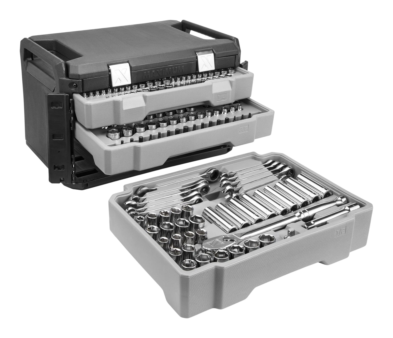 263 Piece Socket Set, 3 Drawer Case B9A4 - product image 5