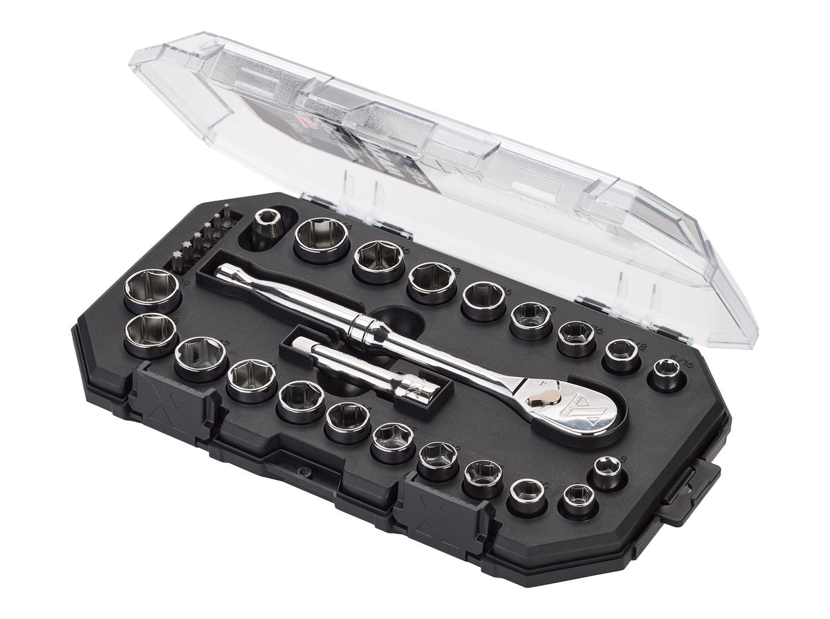 29 Piece 3/8" Drive Metric Socket Set A7E4 - product image 3