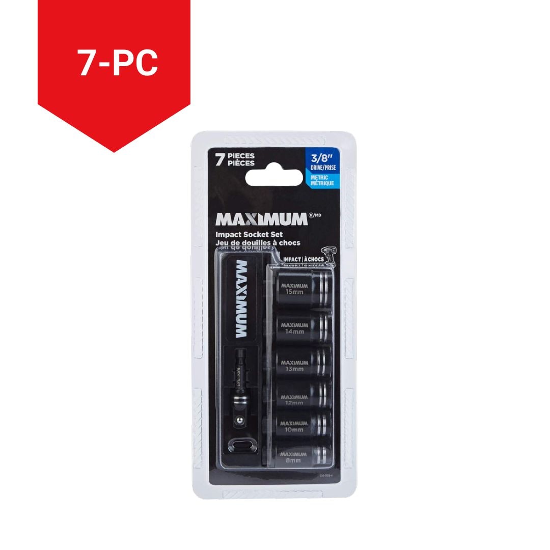 Impact Driver Socket Set, Metric, 7-pc Q6W8 - product image 2