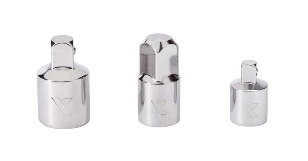 Socket Adapter Set, 3-pc, Nickel-Chrome Plating J9W1 - product image 1