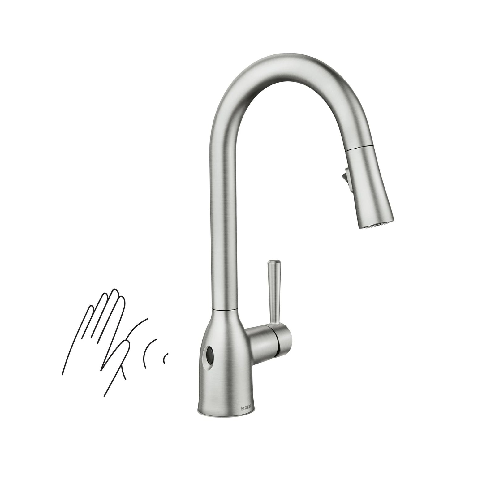 Adler Single Handle Kitchen Faucet with Motionsense, Spot Resist Stainless Z7C3 - product image 5