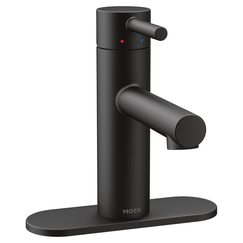 Align Single Handle Single Hole Bathroom Sink Faucet, Matte Black X8G5 - product image 2