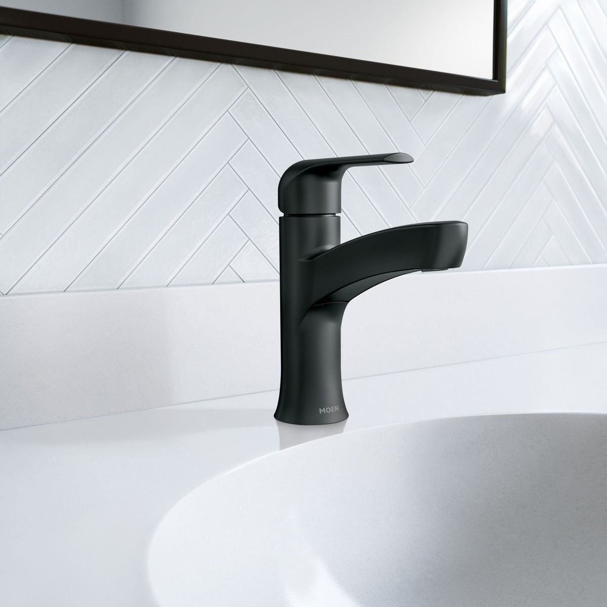 Tilson Single-Handle Matte Black Bathroom Lavatory/Bathroom Sink Faucet O9M1 - product image 5