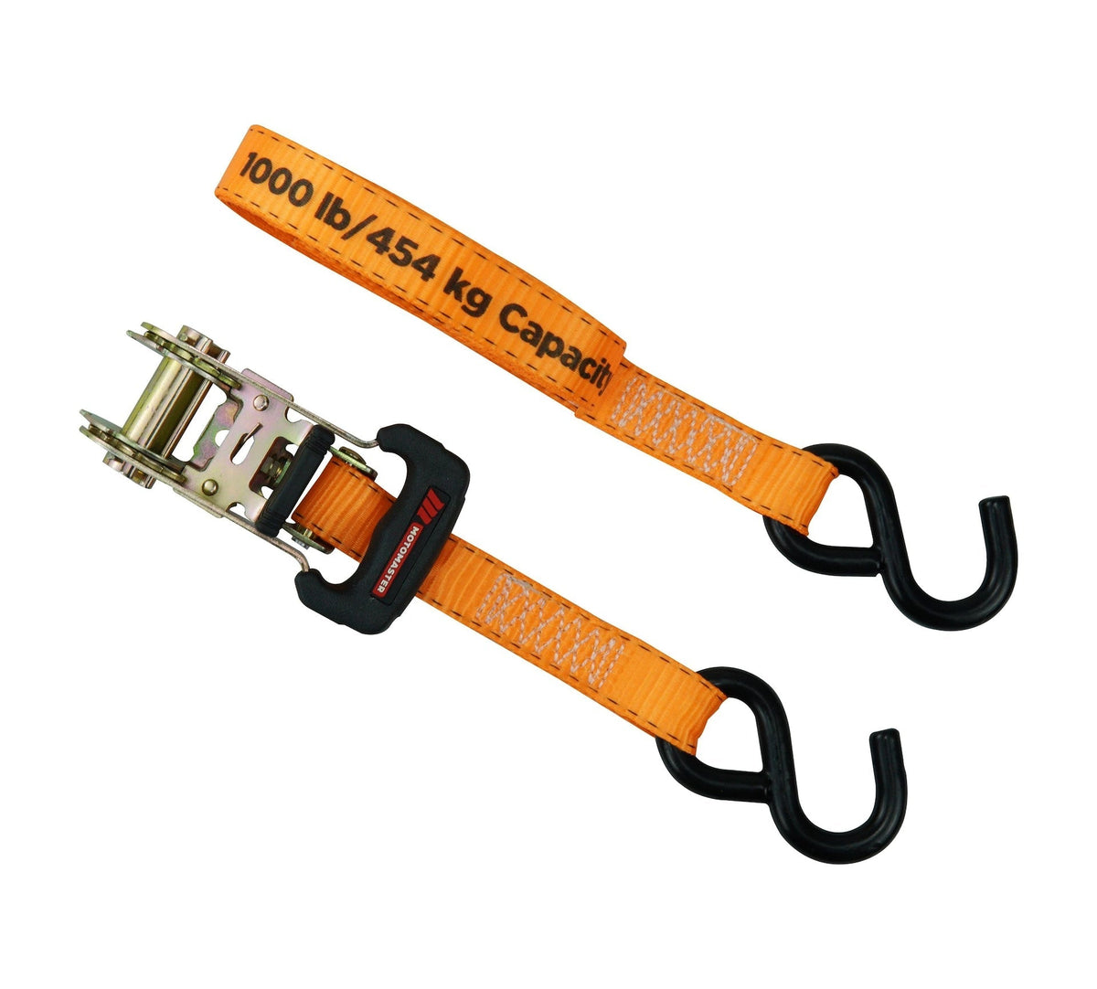 3,000-lb Padded Handle Ratchet Tie Down Straps, 1.25-in x 10-ft, 2-pk H9I9 - product image 3
