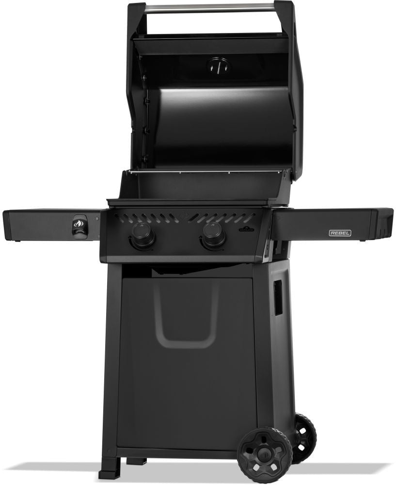 Rebel 365 2-Burner LP Gas BBQ, Matte Black B0A7 - product image 5
