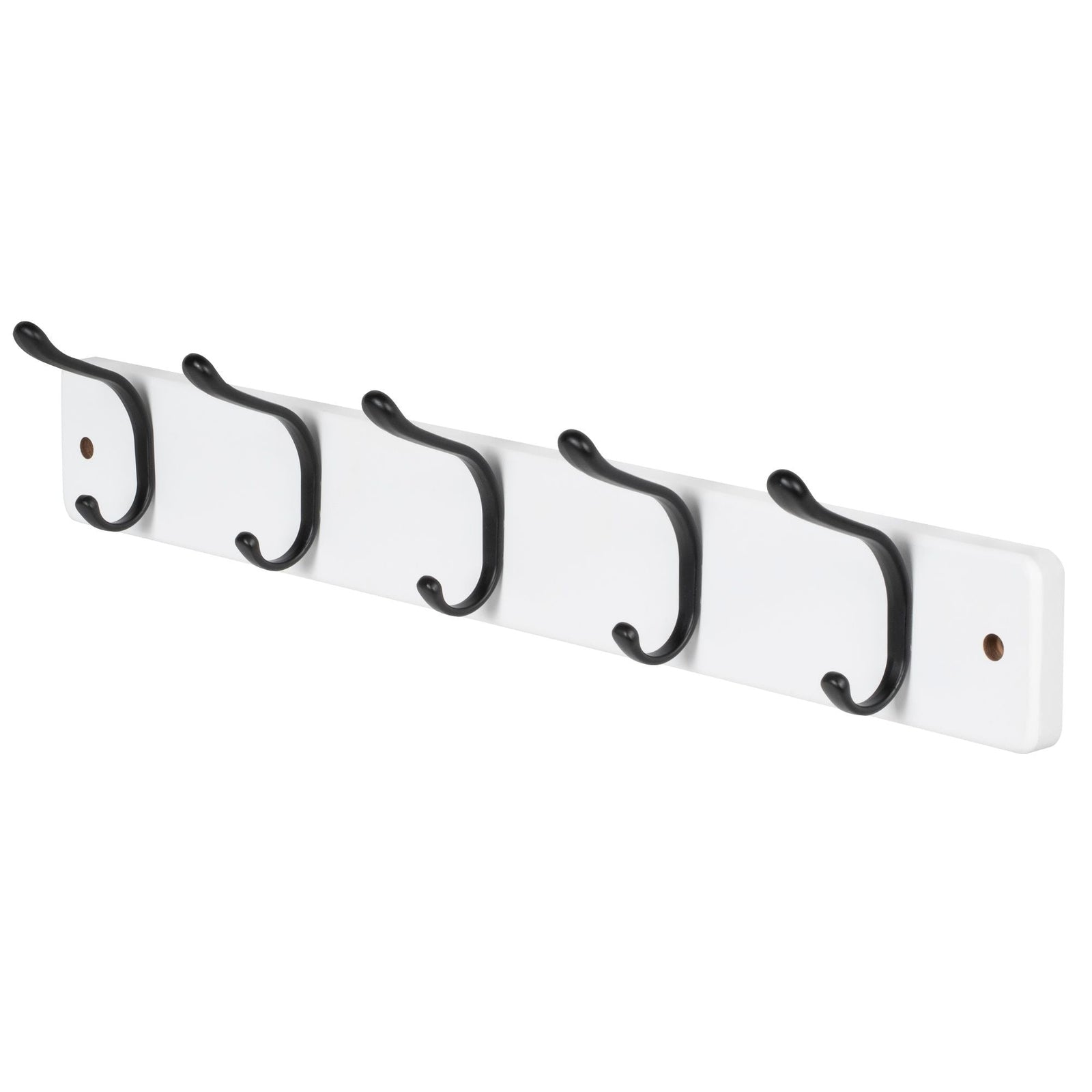 21.6" Modern Wall 5 Hook Rack, White F4F1 - product image 1