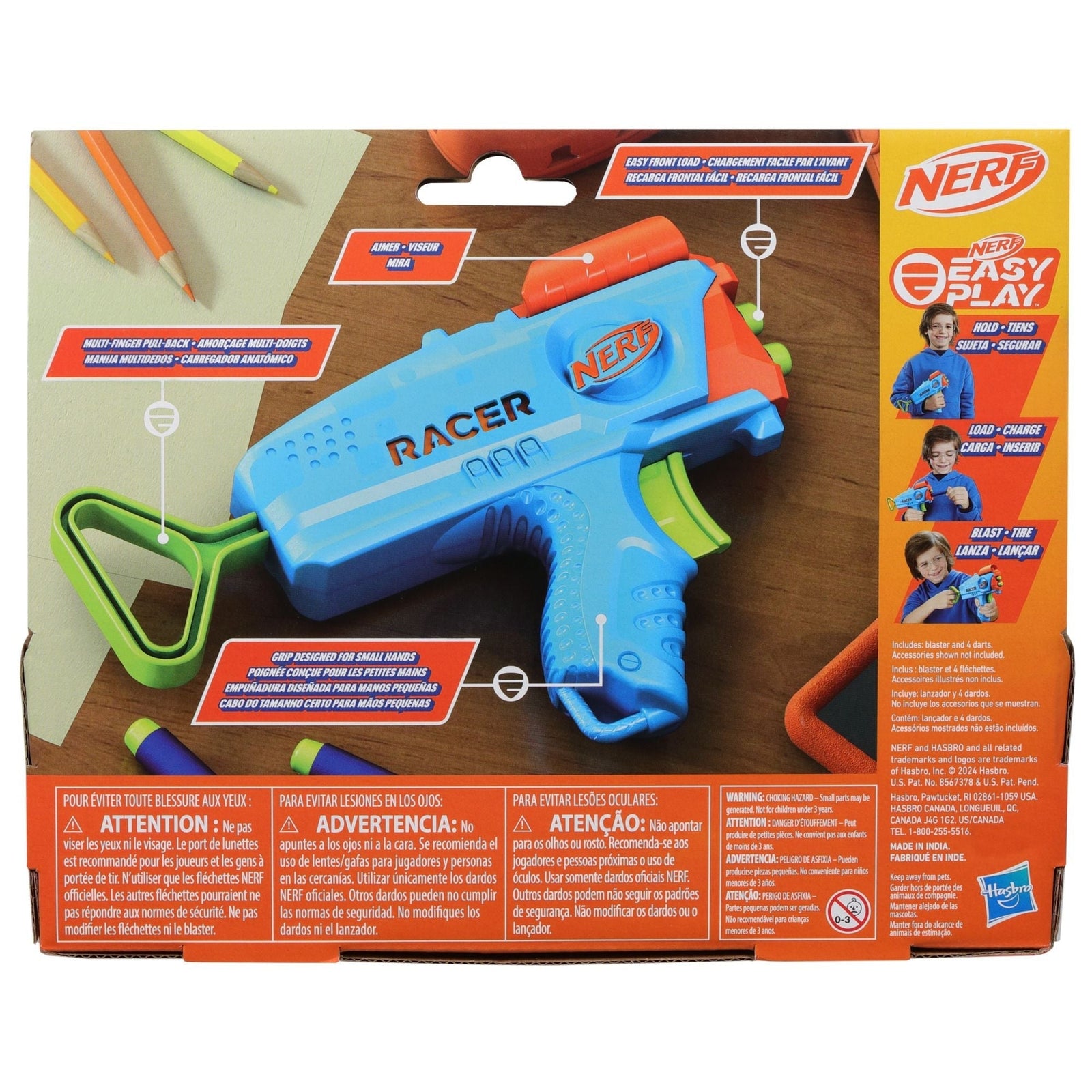 Elite Junior Racer Easy-Play Dart Blaster, Includes 4 Darts, Ages 6+ B4H3 - product image 3