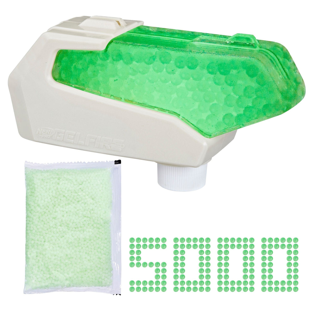 Pro Gelfire Glow In The Dark Nightfall Hopper with 5000 Gelfire Rounds Q4P8 - product image 6
