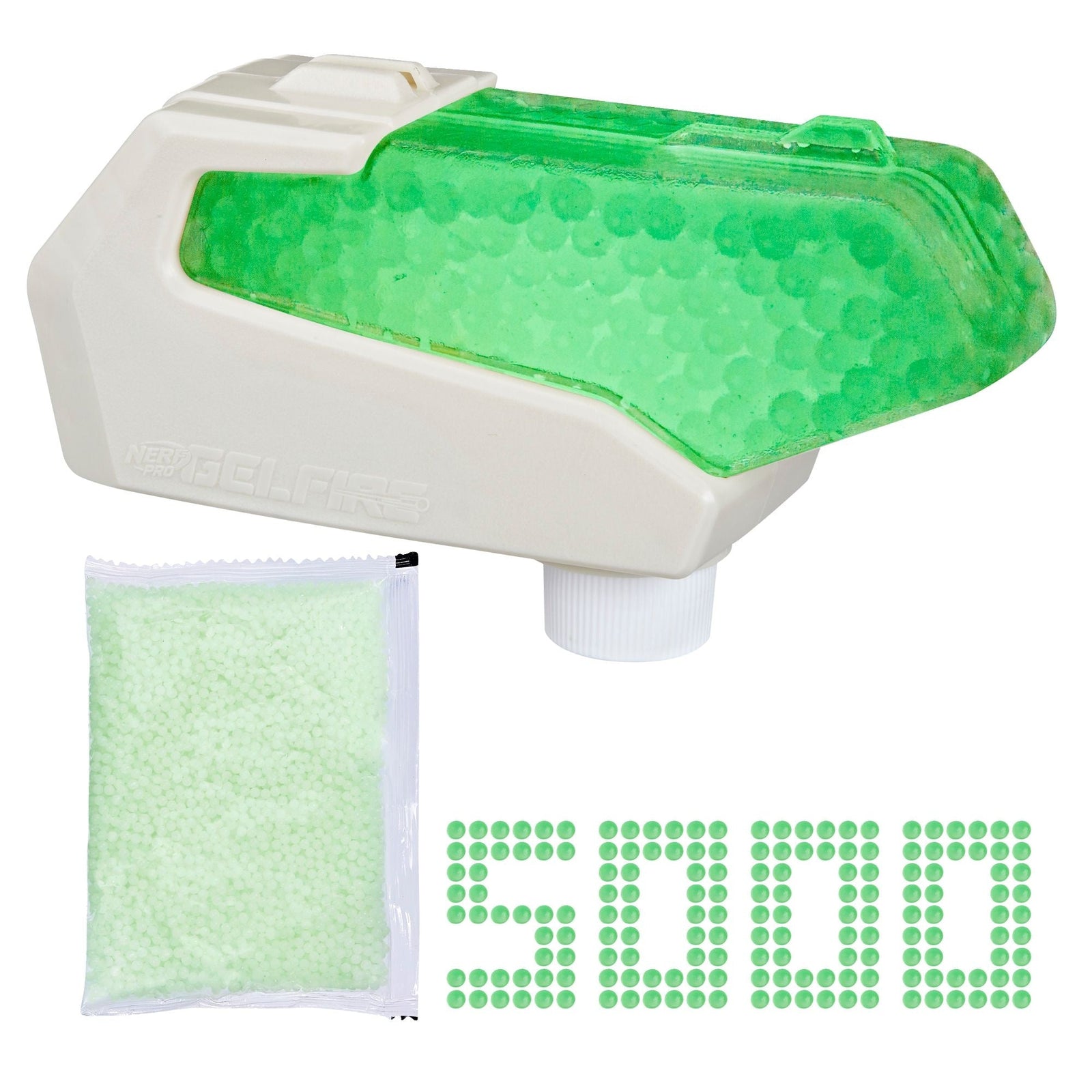 Pro Gelfire Glow In The Dark Nightfall Hopper with 5000 Gelfire Rounds R6T9 - product image 6