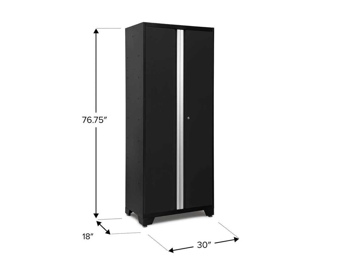 Bold Series 24-Gauge Steel RTA Storage Locker with 3 Shelves, Black, 30-in V2H7 - product image 5