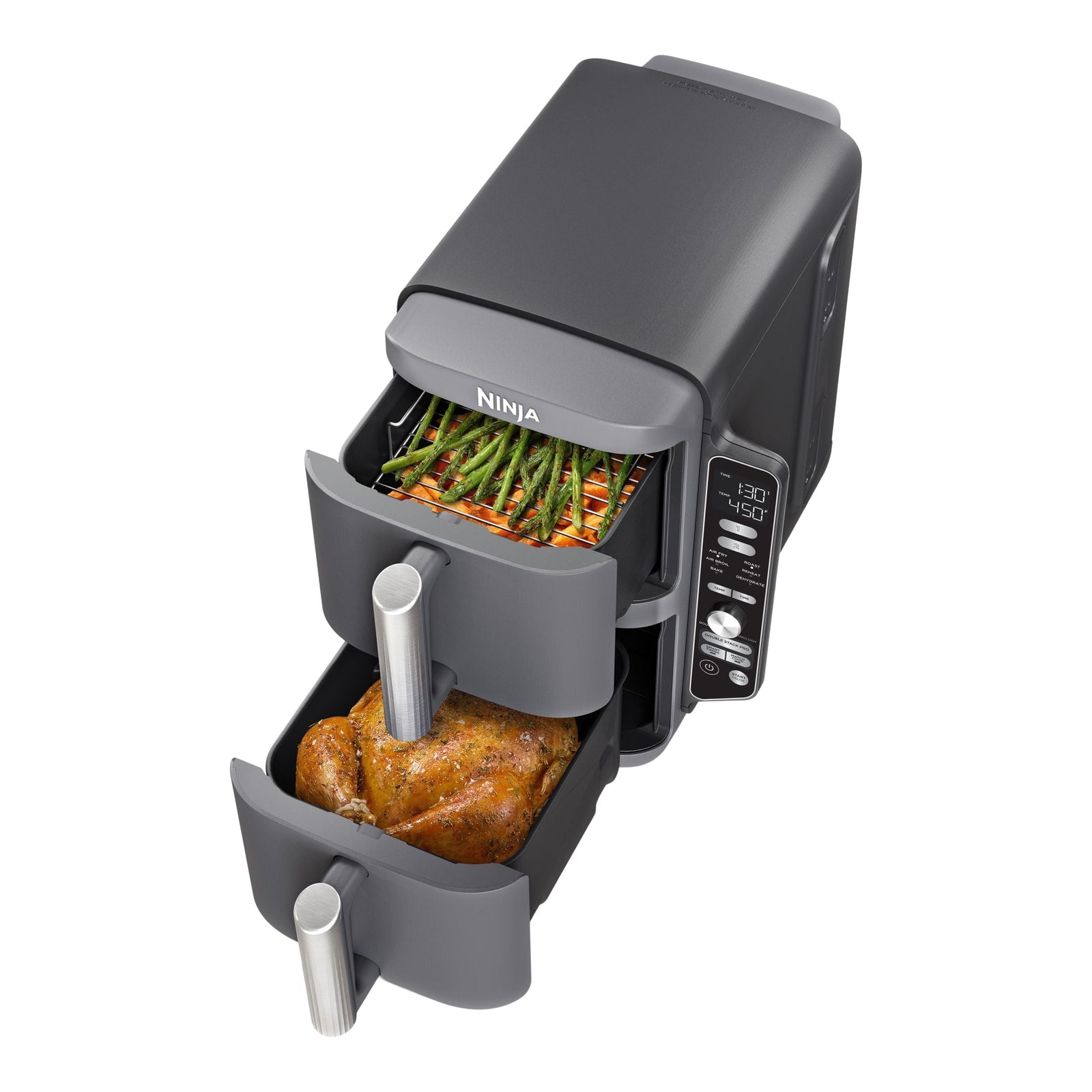 DoubleStack XL Multi-Rack Air Fryer with 2 Baskets & 6 Functions, 10-qt I0T0 - product image 2
