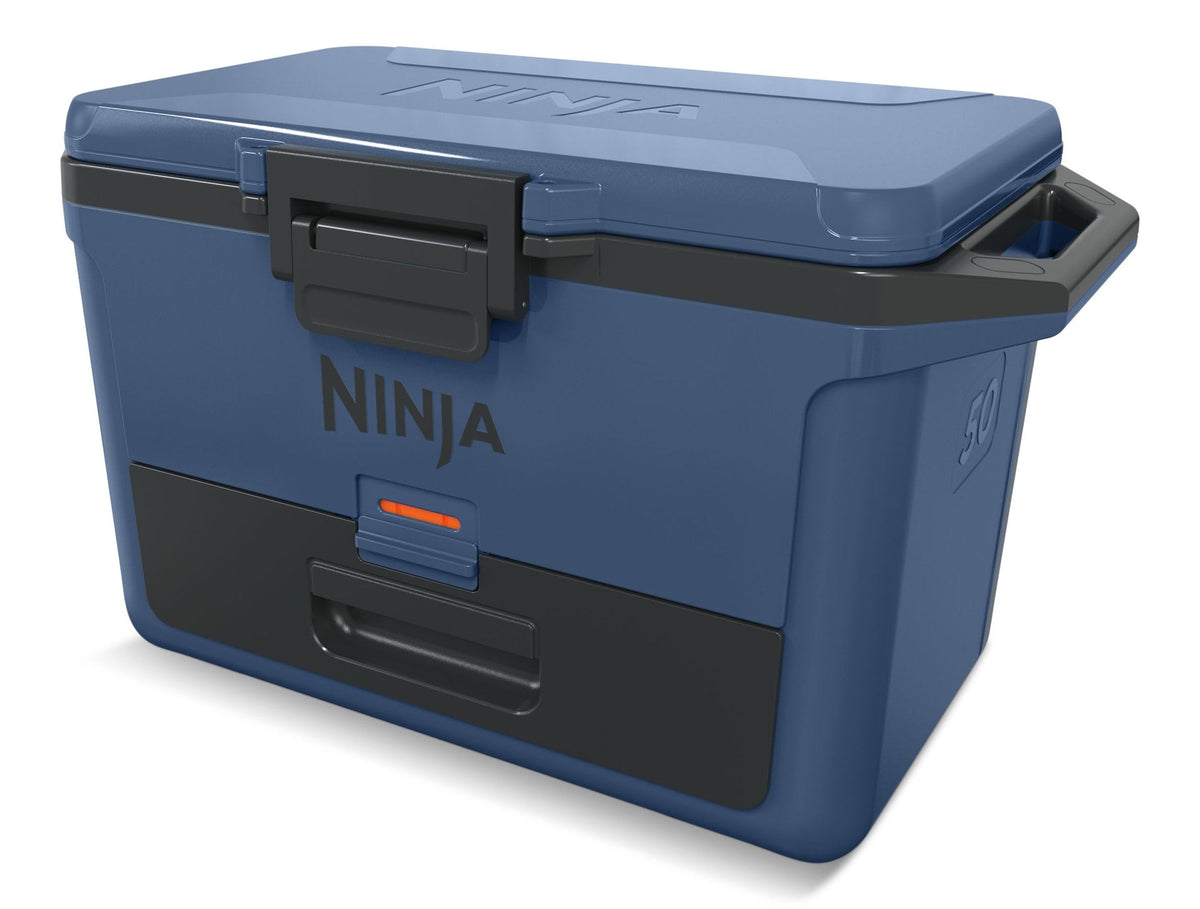 FrostVault 50-Quart Portable Hard Cooler with DryChill Drawer, Blue, 47-L J1M3 - product image 1
