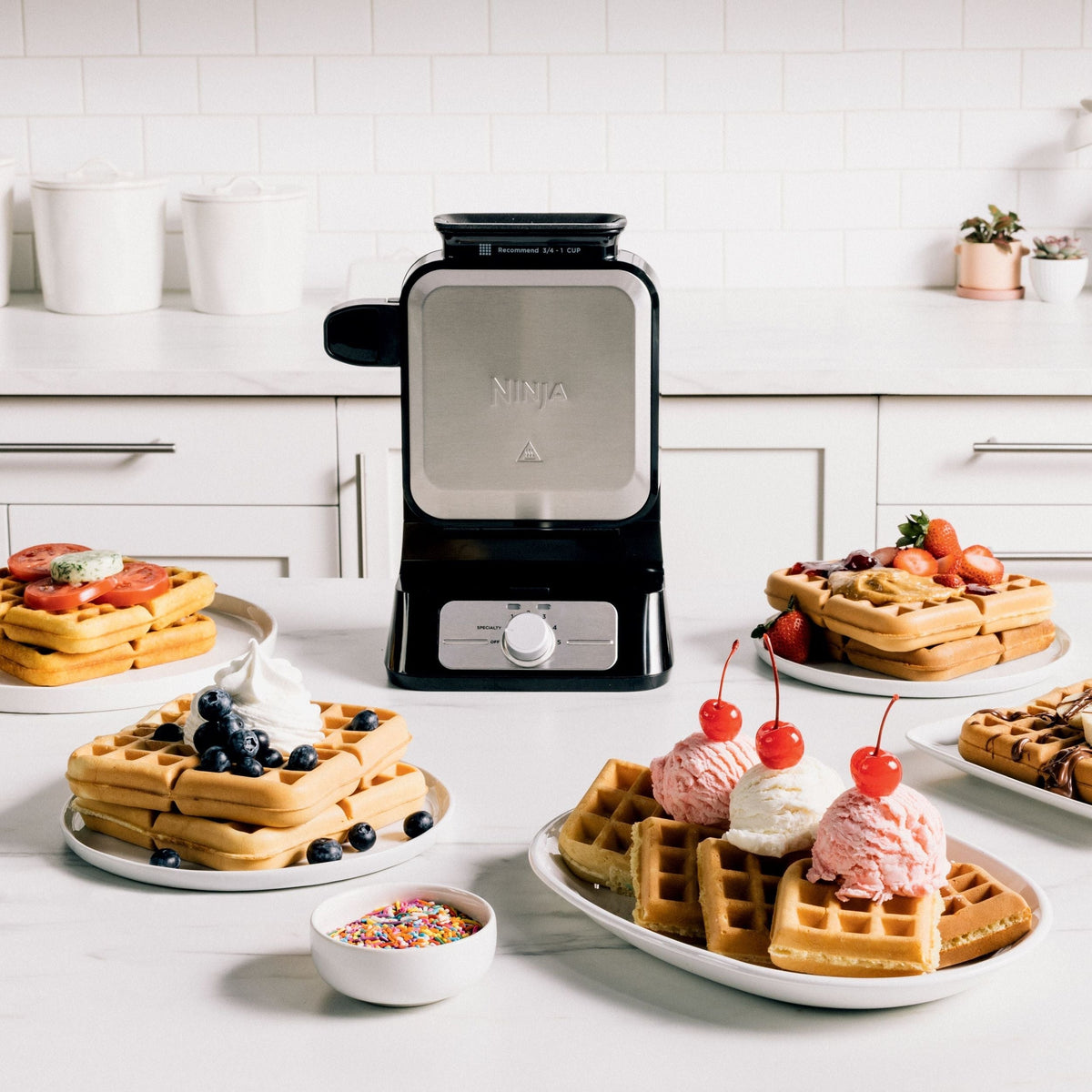 Neverstick 5-Shade Setting Waffle Maker R0C2 - product image 8