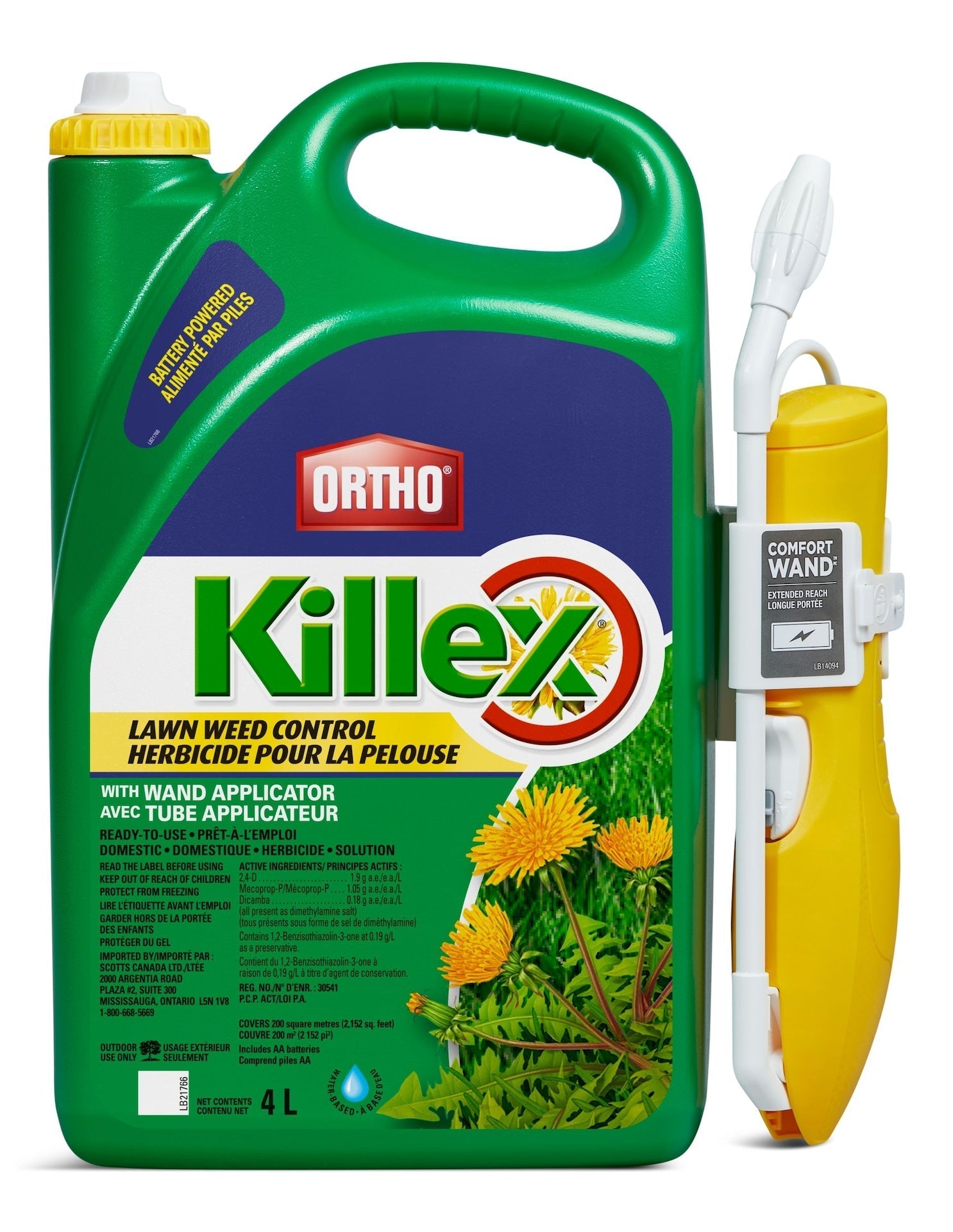 Killex Lawn Weed Control with Wand, 4-L P3A8 - product image 2