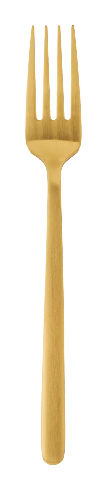Chelsey Satin Gold Finish Slim Round Stainless Steel Flatware Set, Serves 4, 20-pc B3X5 - product image 7