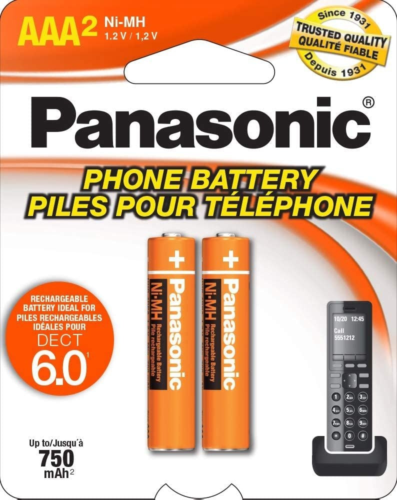Rechargeable AAA Battery for Cordless Phones (HHR4DPA2BA) P6U7 - product image 1