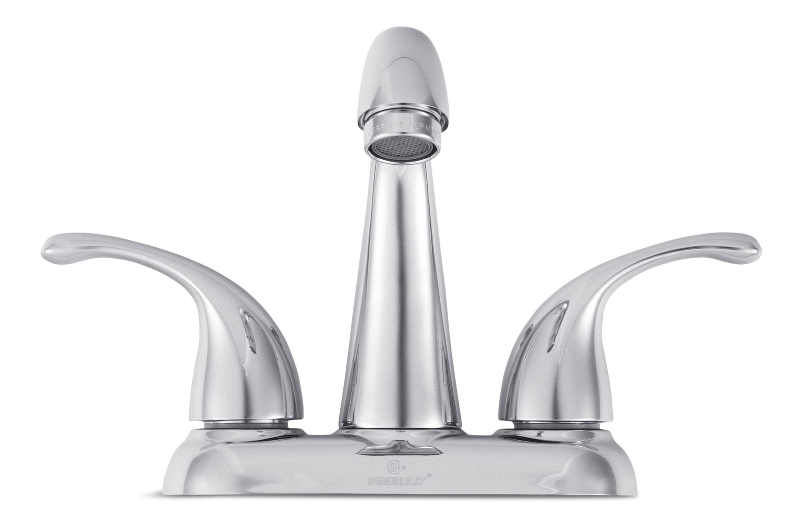 Double Handle Rigid Spout 4-in Centreset Bathroom Sink Faucet with Pop-Up Drain, Chrome X1I3 - product image 1
