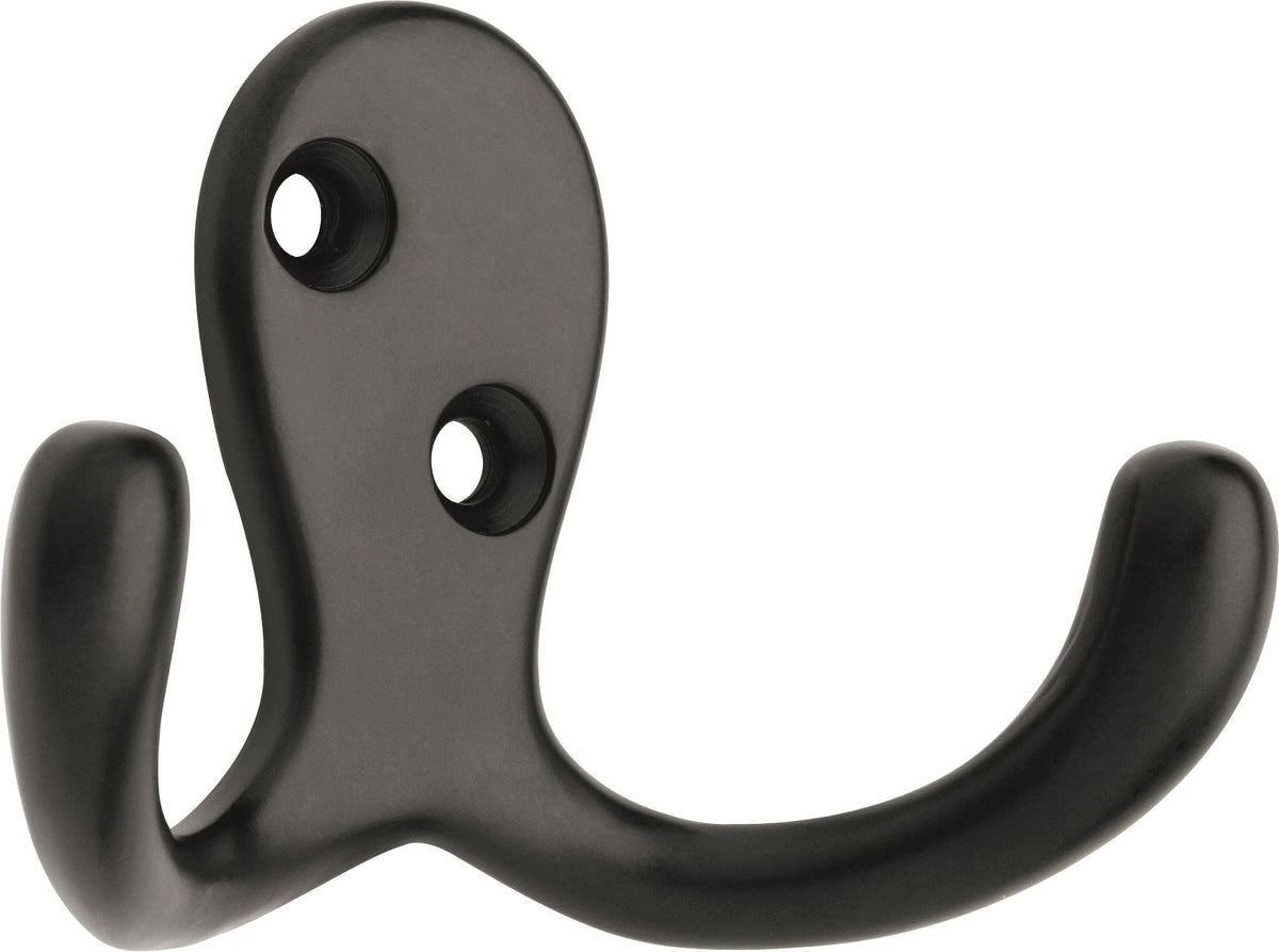 Stainless Steel Single Double Prong Robe Hooks, Assorted Colours, 4-pk A6A3 - product image 1
