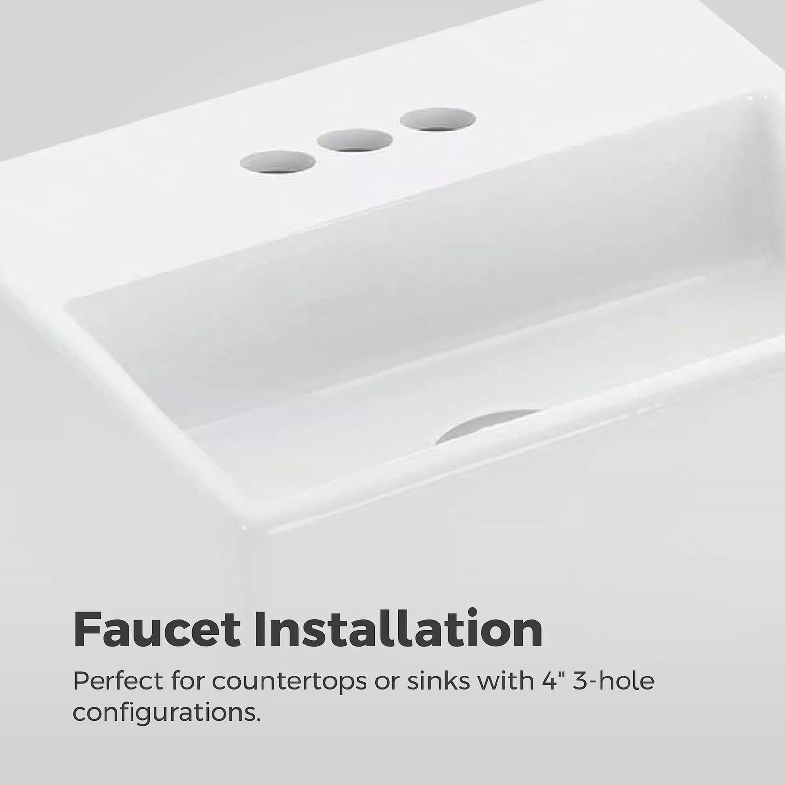 Vaneri 4-in Centreset Bath Faucet, Matte Black J9B8 - product image 7