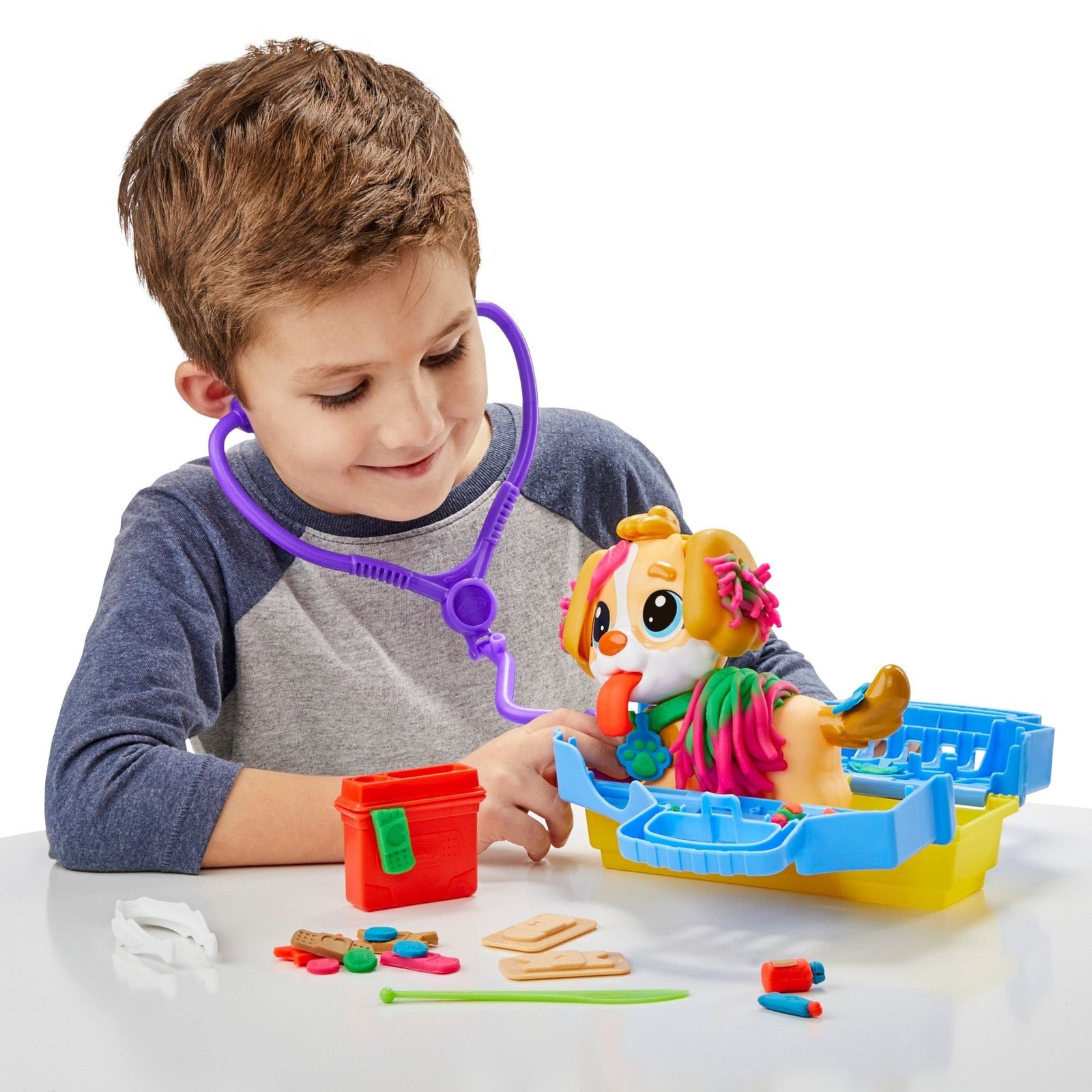 Care N' Carry Vet Playset, With Compound Cans, Non-Toxic, 10 oz, 5-pc, Ages 3+ M5T5 - product image 5