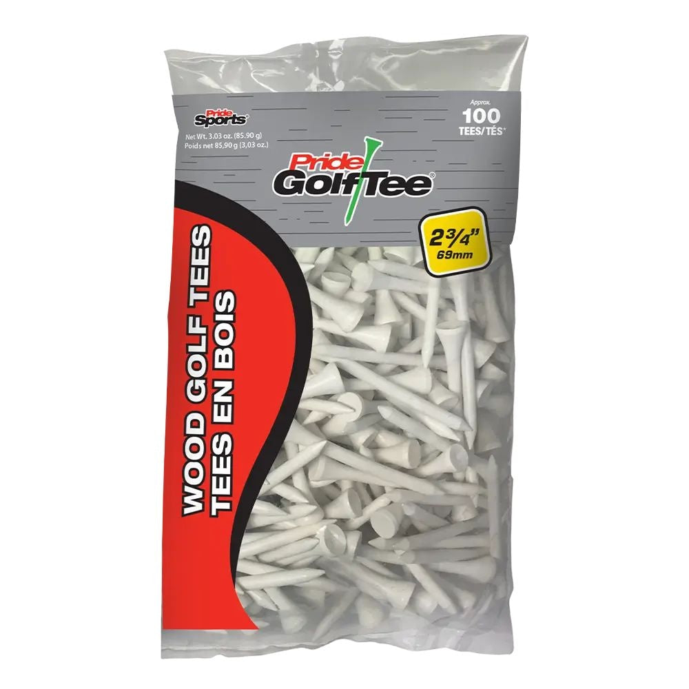 Biodegradable Hardwood Golf Tee, 2-3/4-in, 50-pk, White N3Z1 - product image 1