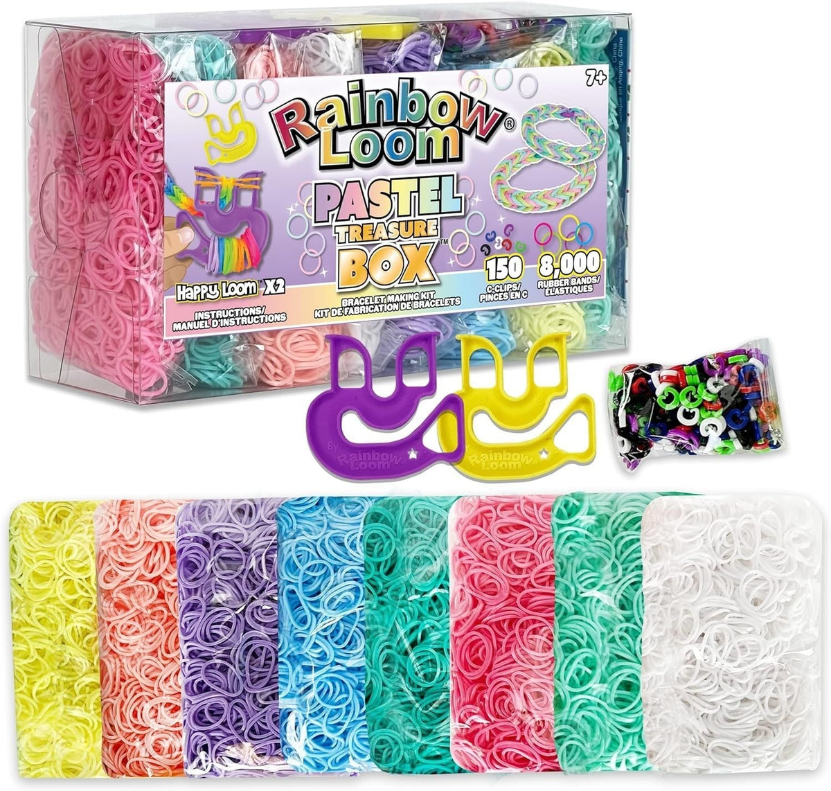 Loom Pastel Treasure Box Bracelet Making Kit W5P4 - product image 5