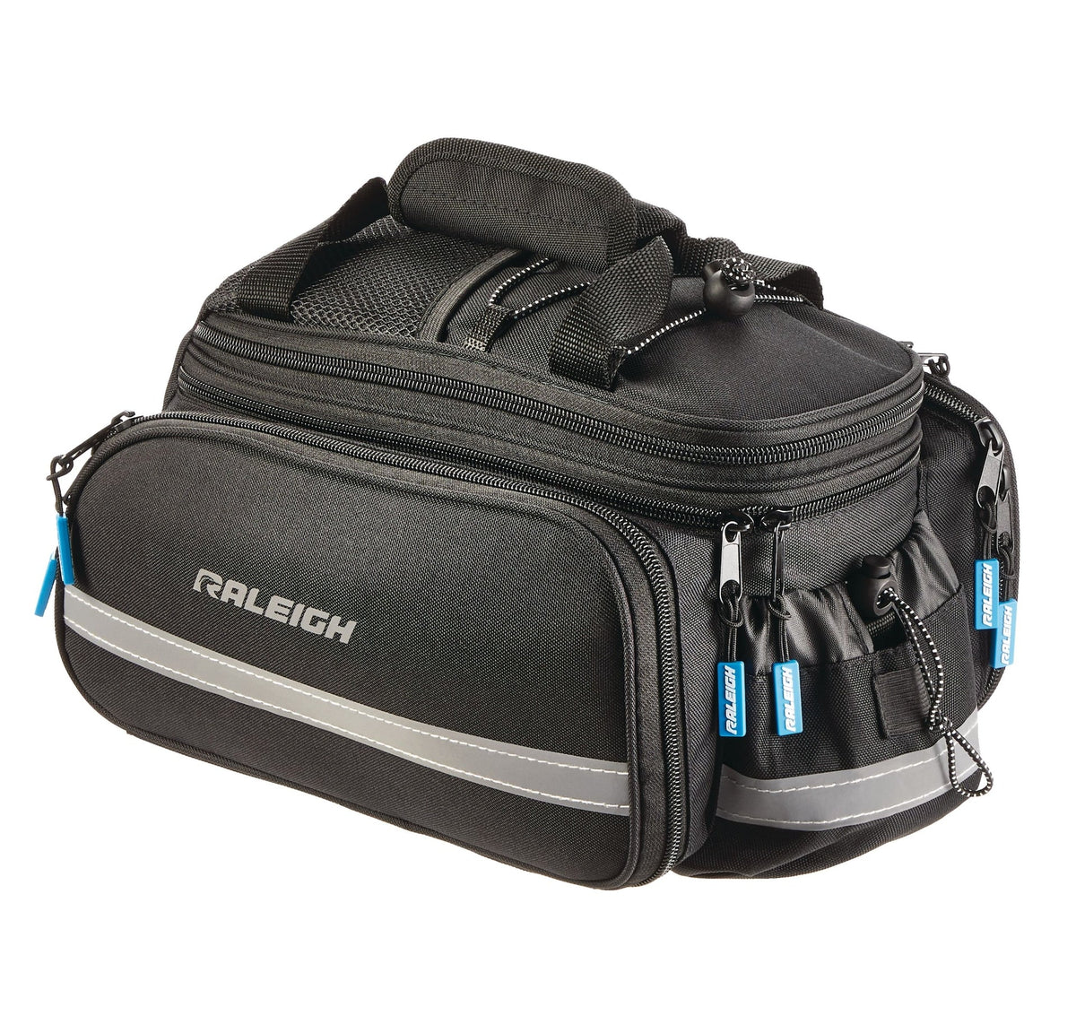 Expandable Rack Top Bike Bag withRemovable Carry Strap & Reflective Strip, Black K4Y1 - product image 1