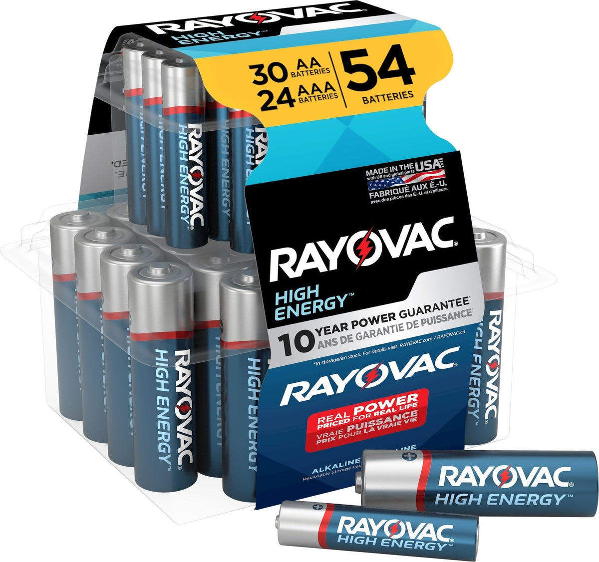 AA30/AAA24 Battery Combo Pack, 54-pk J4M7 - product image 3