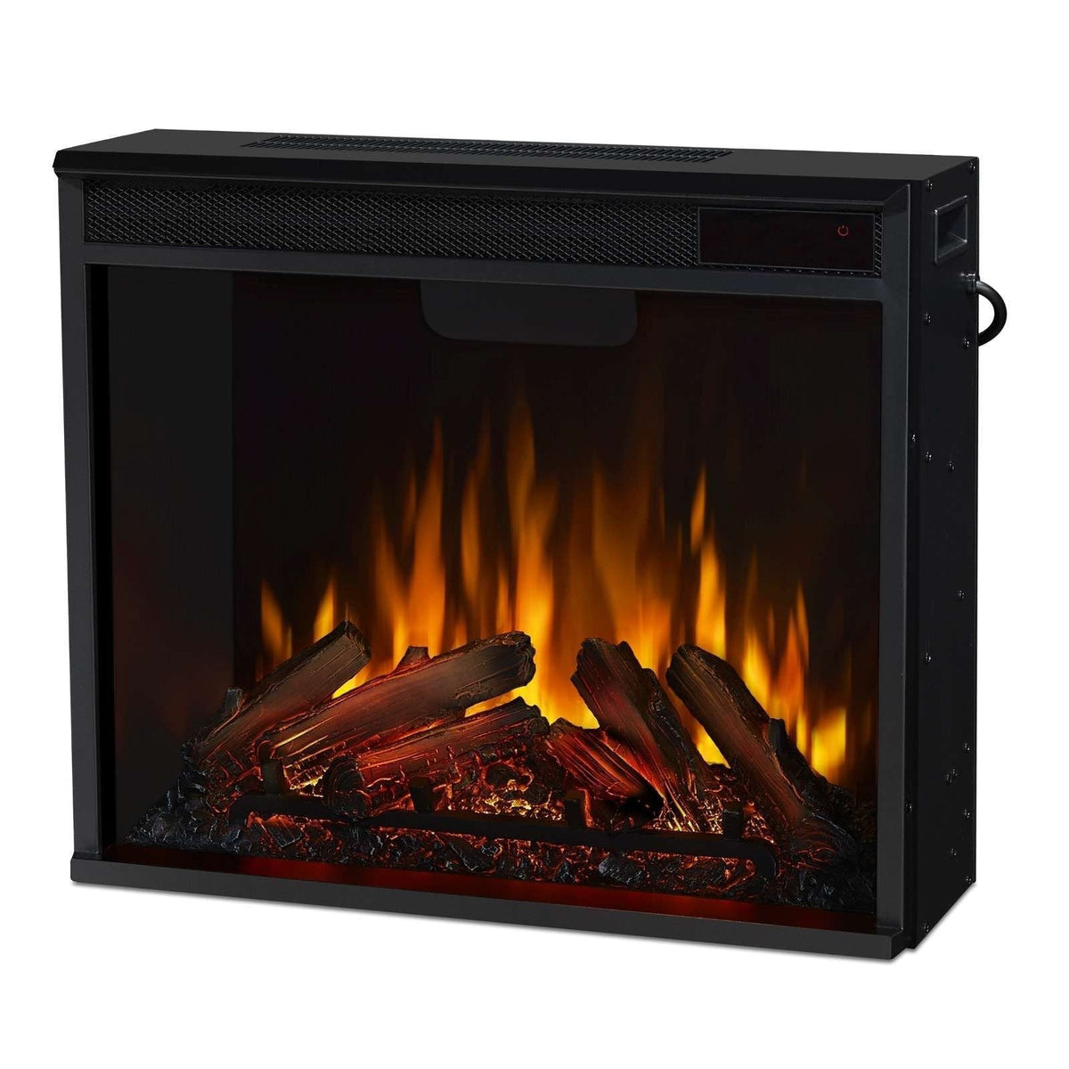 Flame Fresno Media Indoor Electric Fireplace TV Stand, 72-in, 1500W, Black Y1L2 - product image 3