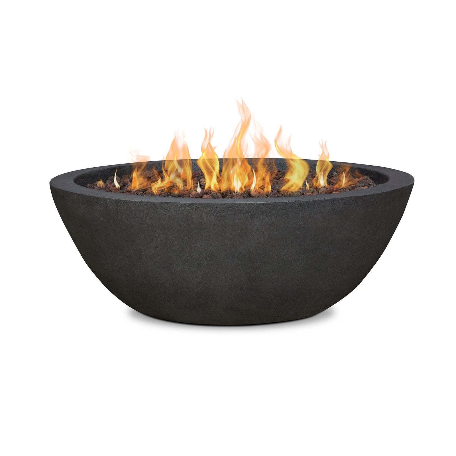 Round Concrete Gas Fire Pit in Shale, 36-in Q2S3 - product image 2