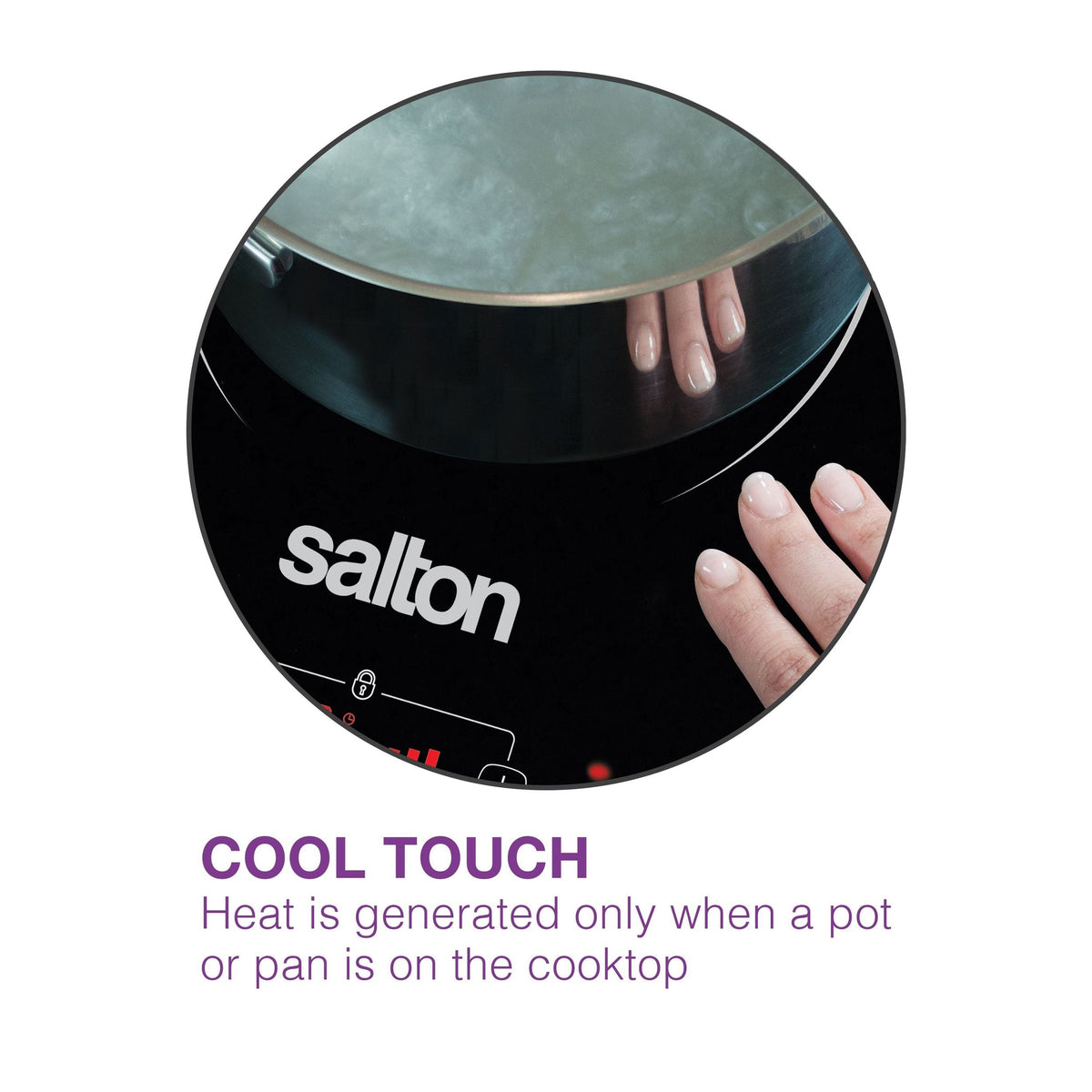 Double Induction Cooktop, LED Display & Touch control with 10 Power Settings U3F7 - product image 6