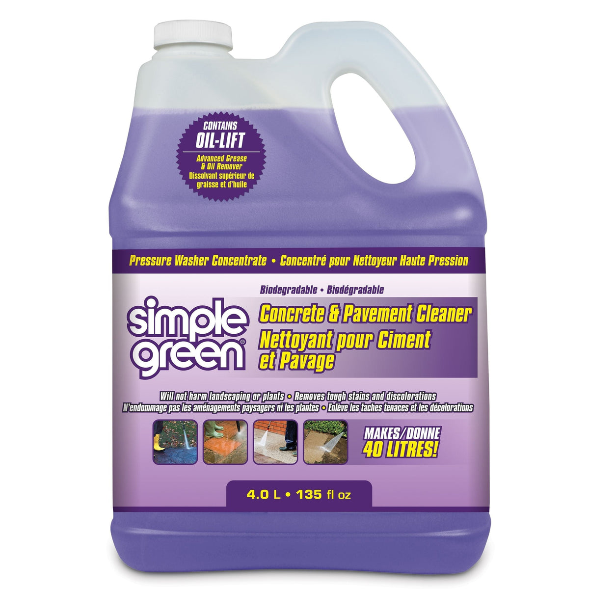 Green Concrete & Pavement Pressure Washer Detergent, 4L S1N8 - product image 3