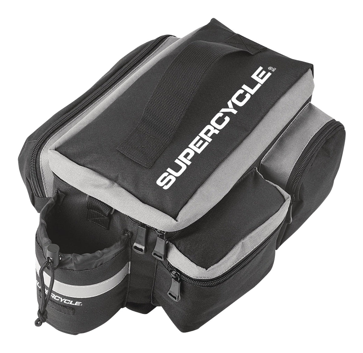 Rack Top Bike Bag withAluminum Foil & Reflective Strip, 8L, Black R6R4 - product image 1
