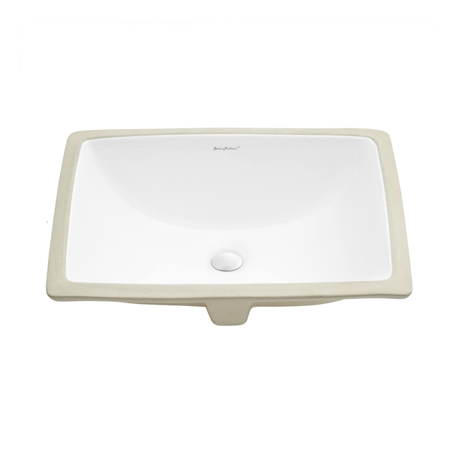 Plaisir 18.5 Rectangular Under-Mount Bathroom Sink Z6W7 - product image 1