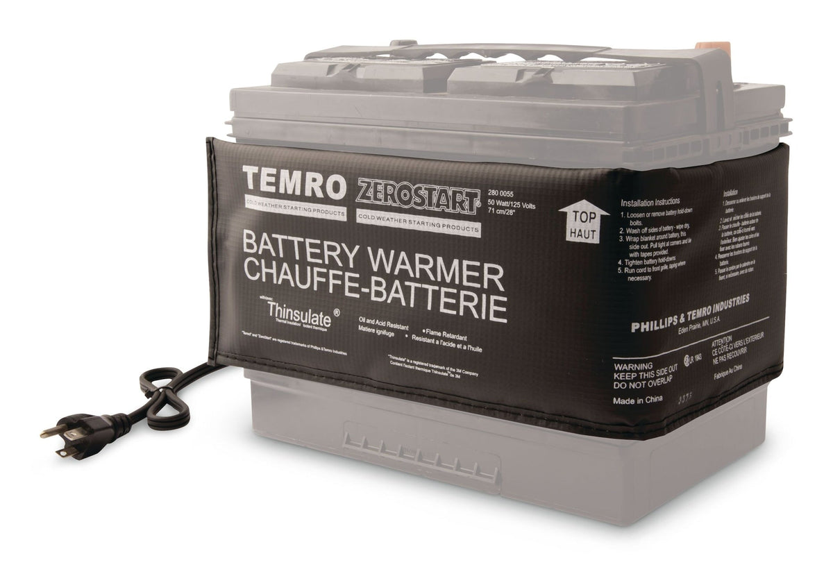 Zerostart 2800055 Battery Warmer/Blanket, 50W, 28-in L0Y0 - product image 1
