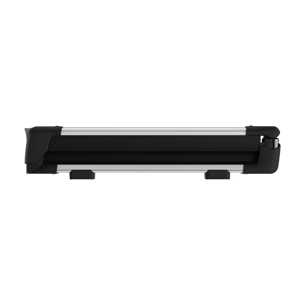 SnowPack Stainless Steel Roof Top Mount Ski/Snowboard Rack, Medium, Black, 2-pc V4I3 - product image 1