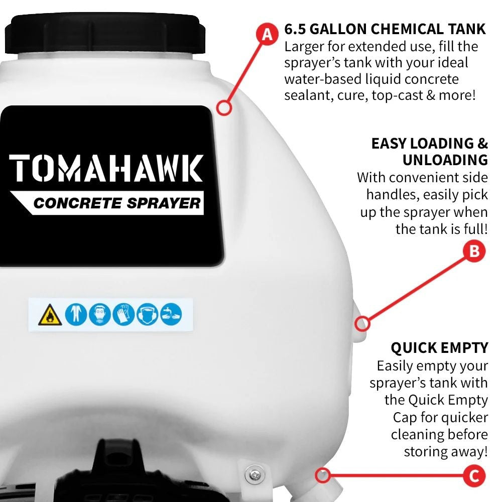 Power TCS6.5 Concrete Backpack Sprayer, 450 PSI J7J4 - product image 8