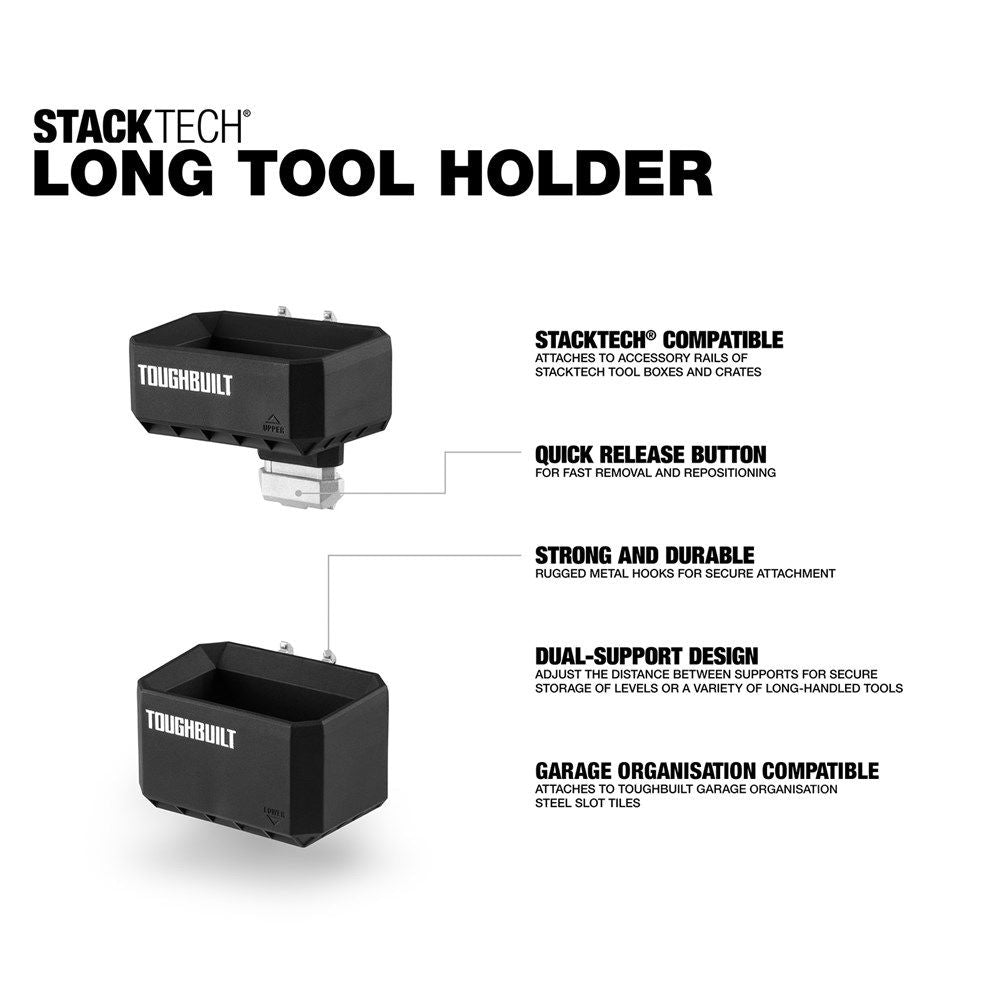 StackTech Long Tool Holder for StackTech Toolbox, Black G7L9 - product image 4