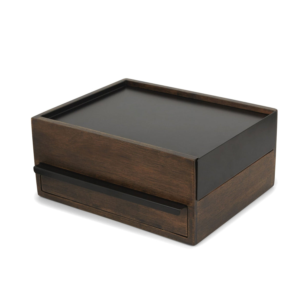 Stowit Jewelry Box, Black/Walnut H1L6 - product image 1